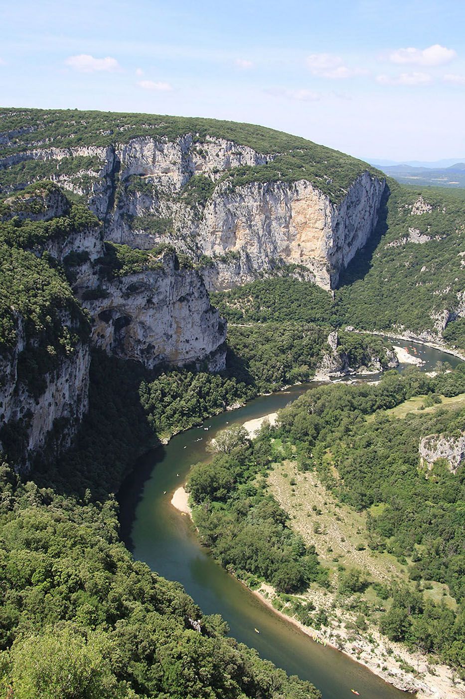 The Gorges de l'Ardèche